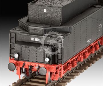 Lokomotywa pociągu ekspresowego BR01 + tender 2'2' T32 - Revell 02172 skala 1/87