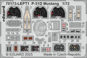 PRZEDSPRZEDAŻ - P-51D Mustang EDUARD-PROFIPACK Eduard 70173 skala 1/72