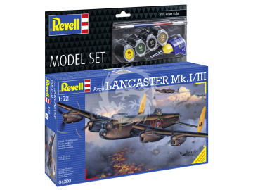 Avro Lancaster Mk.I/III + farby i klej - Revell 64300 skala 1/72