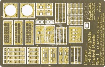 PGX150 Classic 1960-70-80s Control Consoles, Set 1, 1/32-1/35 Paragrafix