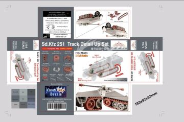 NA ZAMÓWIENIE -  FSM Sd Kfz 251 Track Set Five Star Master FSM21601 skala 1/16