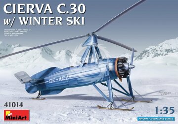  PROMOCYJNA CENA !!! -  Cierva C.30 with Winter Ski MiniArt 41014 skala  1/35