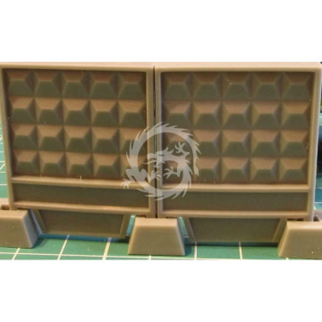 Russian Concrete fence PO-2m Metallic Details MDR14402 skala 1/144