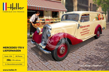 PROMOCJA  NA ZAMÓWIENIE - Mercedes 170 V Lieferwagen Heller 80736 skala 1/24