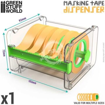 Masking Tape Dispenser Hobby Tool - Greenstuff World GSWD-2589 