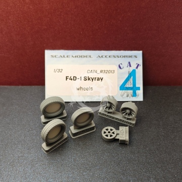 F4D 1 Skyray wheels - Cat4 R32013 skala 1/32