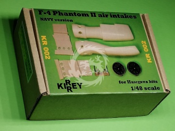 Zestaw dodatków F-4 Phanton intakes for NAVY (Hasegawa kit) KIRREY KR002 1/48