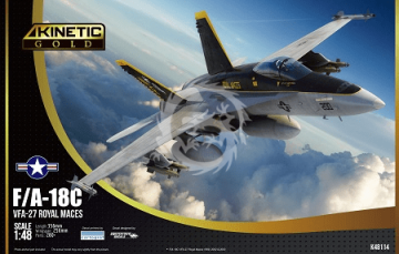 F/A-18C VFA-27 Royal Maces Kinetic K48114 skala 1/48