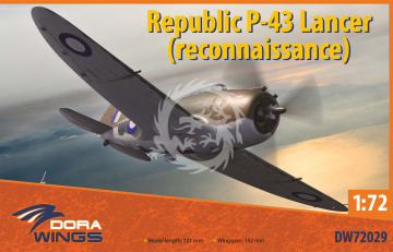 PREORDER - Republic P-43 Lancer (Reconnaissance) Dora Wings 72029 skala 1/72