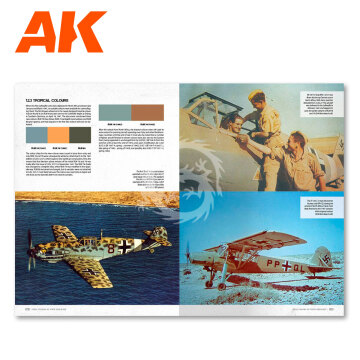 Książka - REAL COLORS OF WWII FOR AIRCRAFT AK-Interactive AK290