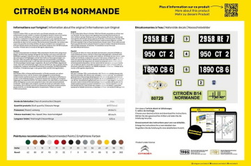 Citroën B14 Normande - Heller 80729 skala 1/24