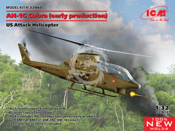 AH-1G Cobra early production ICM 32060 skala 1/32