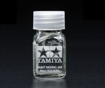 Szklany pojemnik - Tamiya Paint Mixing Jar Mini 10 ml (Square) Tamiya 81043