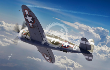 P-47C-2 Thunderbolt - Dora Wings DW48055 skala 1:48