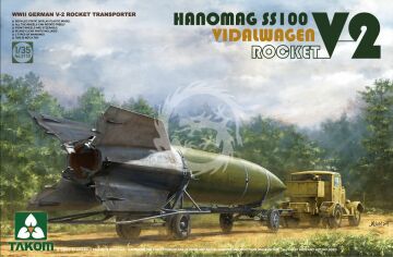 Model plastikowy Hanomag SS100 Vidalwagen V-2 Rocket Takom 2110 skala 1/35