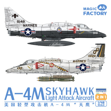 A-4M Skyhawk Light Attack Aircraft Magic Factory 5002 skala 1/48