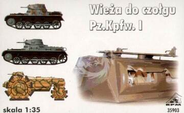 Wieża do czołgu PzKpfw I z wnętrzem - RPM 35903 skala 1/35