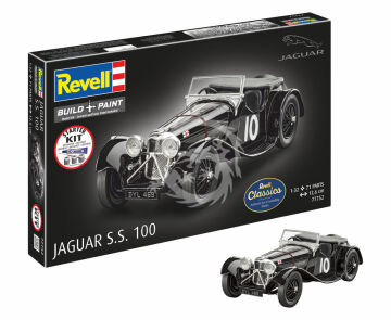 PRZEDSPRZEDAZ - Starter Kit Jaguar SS 100 - Revell 77752 skala 1/32