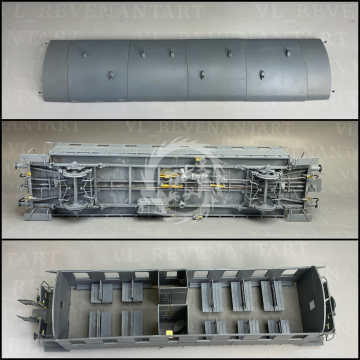 Wagon kolejowy Personenwagen Cid-27 Donnerbüchse - Das Werk DW35033 skala 1/35