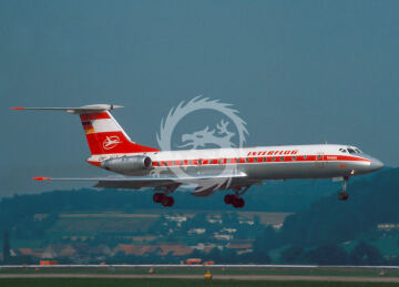 Tupolev Tu-134A Interflug - decal Revaro RG-A003 1/144