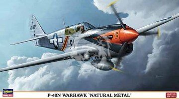 P-40N Warhawk 'Natural Metal' Hasegawa 09924 skala 1/48