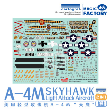 A-4M Skyhawk Light Attack Aircraft Magic Factory 5002 skala 1/48