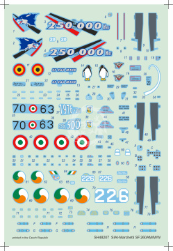 SIAI-Marchetti SF.260AM/M/W Special Hobby SH48207 skala 1/48