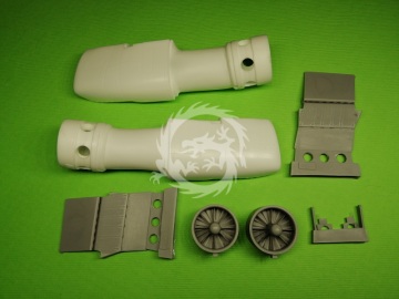 Zestaw dodatków F-4 Phanton intakes for NAVY (Academy kit) KIRREY KR004 1/48