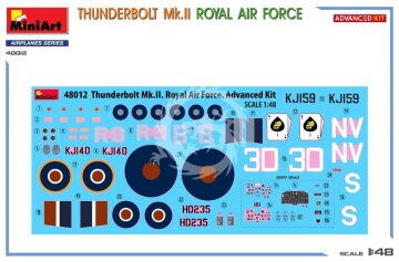 P-47D Thunderbolt Mk.II Royal Air Force Advanced Kit - MiniArt 48012 skala 1/48