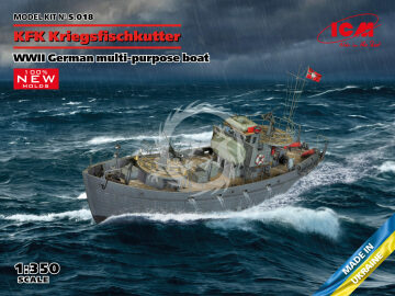 KFK Kriegsfischkutter WWII German Multi-Purpose Boat ICM S.018 skala 1/350