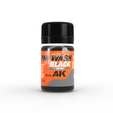 PIN Wash Black czarny - AK Interactive 326 do weatheringu - 35 ml