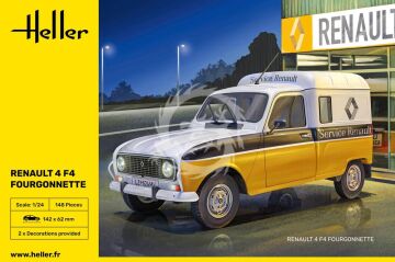 PRZEDSPRZEDAZ -  Renault 4 F4 Fourgonnette - Heller 82700 skala 1/24