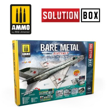 Zestaw farb Bare Metal Aircraft - Solution Box A.MIG 7721