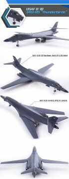 Rockwell B-1B Lancer Academy 12620 skala 1/144