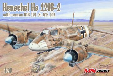 PROMOCJA - Henschel Hs- 129B-2 with cannon MK 101& MK103 MN-Hobby 48MN002 skala 1/48