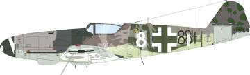 PRZEDSPRZEDAŻ-  Bf 109K-4 EDUARD-PROFIPACK Eduard Plastic Kits 82166 skala 1/48