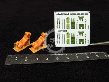 Harrier GR.3, GR.7, GR.9 Ejection seat  - Metallic Details MDR72115 skala 1/72