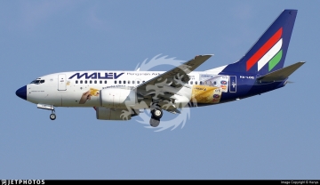 Boeing 737-600 - Malev Citibank Logojet HA-LOG - decal BOA 14442