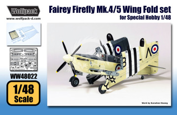 Zestaw dodatków Fairey Firefly Mk.4/5 Wing Fold set (for Special Hobby 1/48), Wolfpack WW48022 skala 1/48