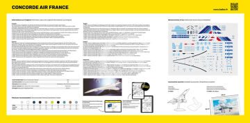 PROMOCJA - NA ZAMÓWIENIE  - STARTER KIT Concorde AF Heller 56469 skala 1/72