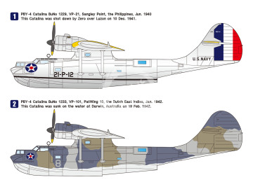 PBY-4 Catalina WW2 US Navy Flying Boat Premium Edition - Wolfpack WP17214 skala 1/72