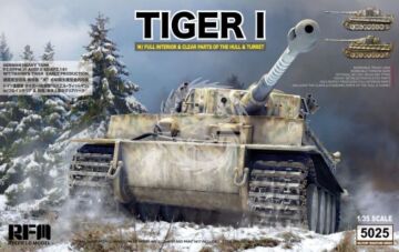  TIGER EARLY PRODUCTION W/FULL INTERIOR - Rye Field Model 5025 skala 1/35