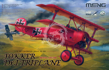 Fokker Dr.I Triplane Red Baron Meng Model QS-002 skala 1/32