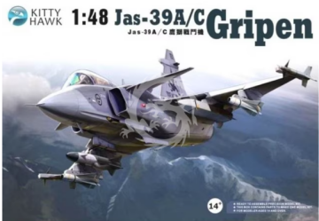 PRZEDSPRZEDAŻ - JAS-39A/C Gripen Kitty Hawk KH80117 skala 1/48