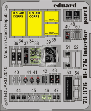  B-17G interior S.A. REVELL Eduard 73376