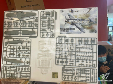 Messerschmitt Bf 109G-6 Border Model Bf-001 skala 1/35