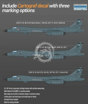 Rockwell B-1B Lancer Academy 12620 skala 1/144