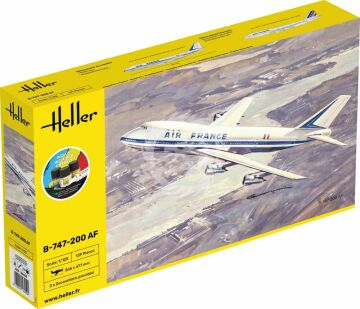  PROMOCJA - NA ZAMÓWIENIE - Starter Kit B-747-200 AF Heller 56459 skala 1/125