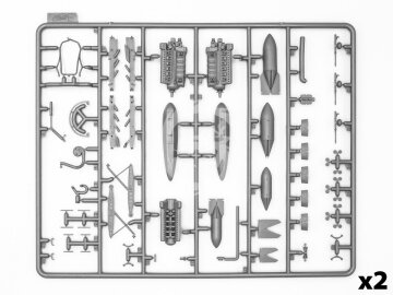  Ju 88A-4 with German Ground Personnel and Torpedo Trailers ICM 48229 skala 1/48