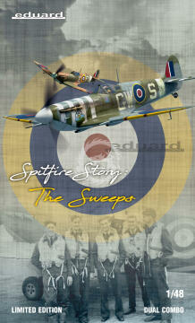 PROMOCJA / NA ZAMÓWIENIE - Spitfire Story The Sweeps Dual Combo Limited edition Eduard 11153 skala 1/48